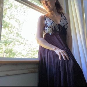 Free People beaded sheer dress